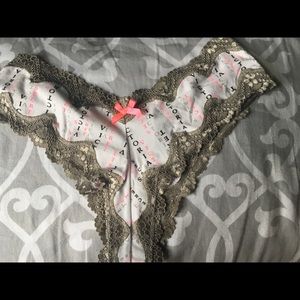 VS - S Gray/white underwear